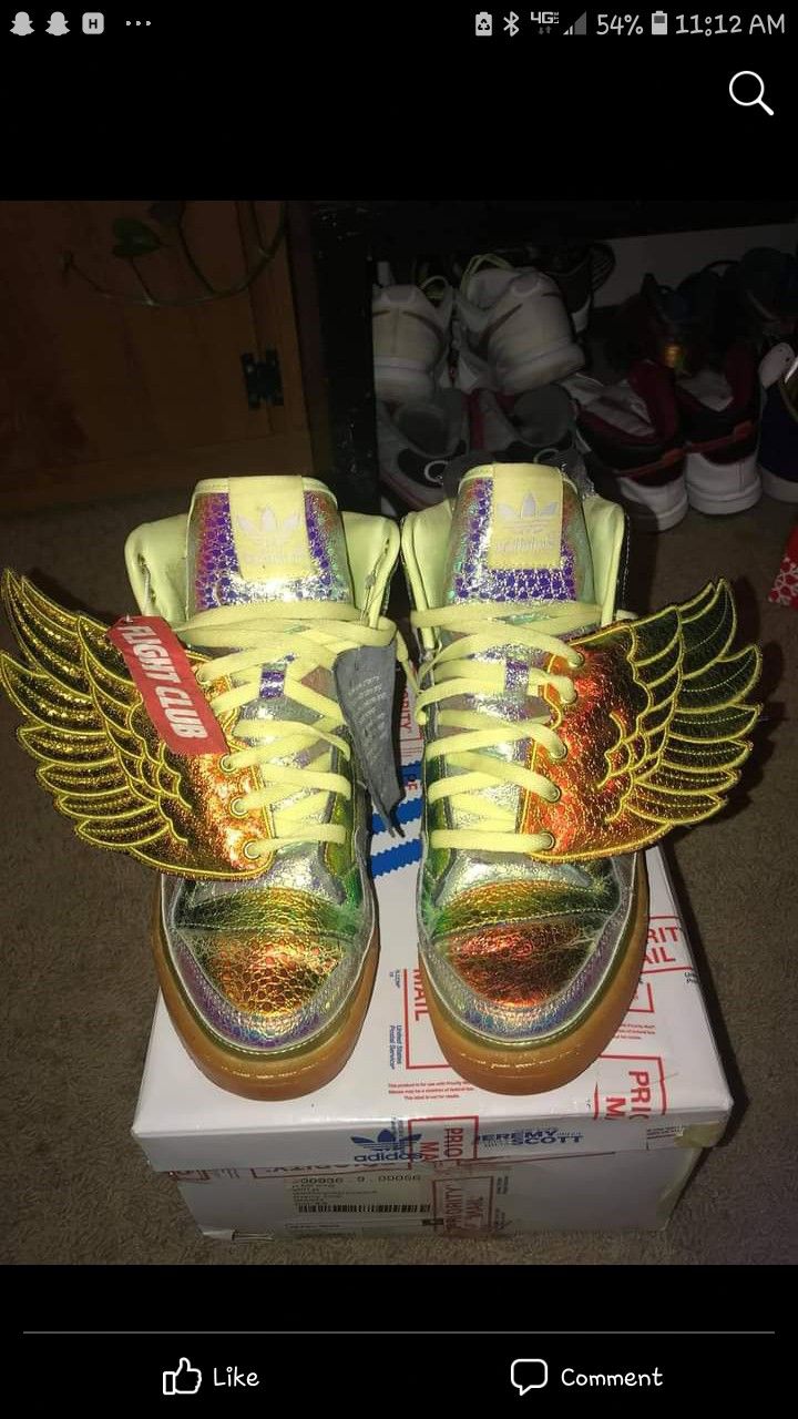Jeremy Scott Foil Wings 2014! Worn For A Photoshoot Only.