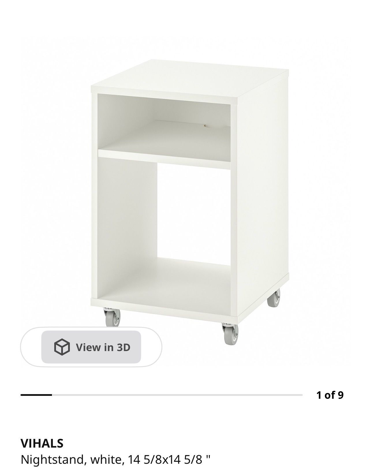 IKEA VIHALS Nightstand - Assembled