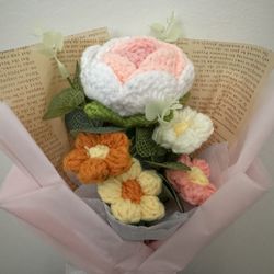 Mother's Day gift, hand-woven flowers