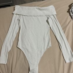 Aerie white bodysuit