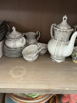 Antique espresso set