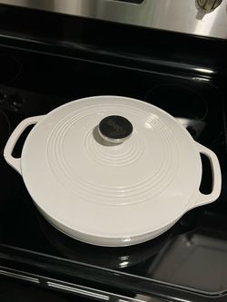 Lodge Casserole Dish, 3.6 Quart Enameled Cast Iron Pan/Pot with Lid