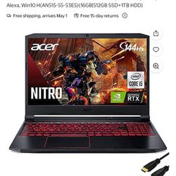 Acer 2021 Nitro 5 15.6" 