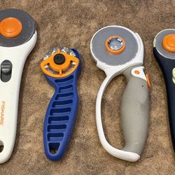 4 Fiskars Rotary Cutters
