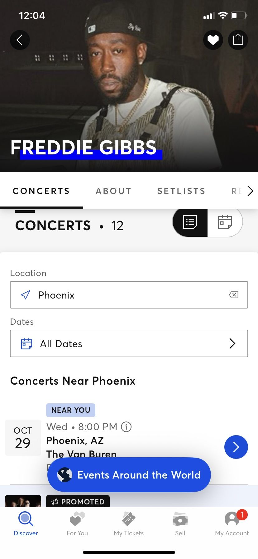 Freddie Gibbs The Alfredo Tour Resale Tickets To Floor