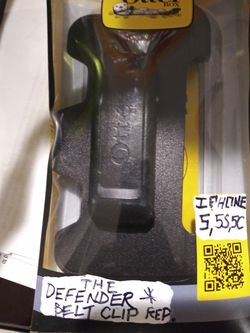 Iphone 5, 5c, 5s Otterbox defender replacement clip holster (Blk)