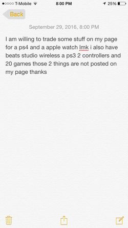 Trade ps4 apple watch