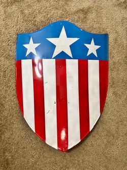 Captain America Metal WWII Heater Shield Replica