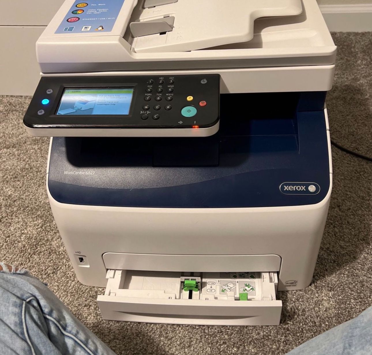 Xerox work Centre 6027  Color Laser Printer 