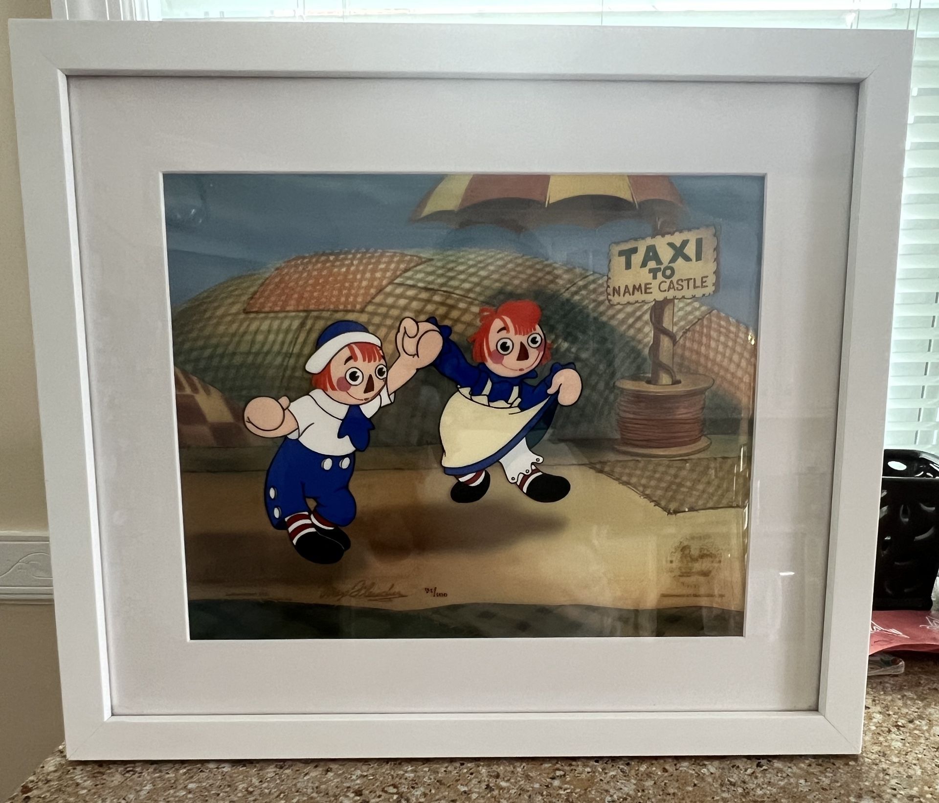 Raggedy Ann & Raggedy Andy Framed Art
