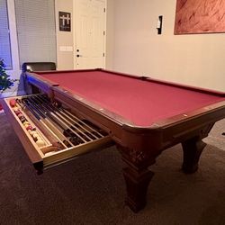 8’ Olhausen Hampton Pool Table - Delivered & Installed