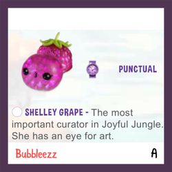 NIB Bubbleezz Super Shelley Grape TOY