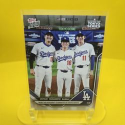 🔥🔥🔥2025 Topps Now⚾️Ohtani/Yamamoto/Sasaki🔥🔥