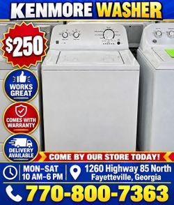 Kenmore Washer for Sale 
(Works Great/ Comes w/Warranty