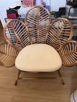 Wicker Chair - BOHO - $65