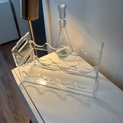 Wine Rack And Decanter From CB2