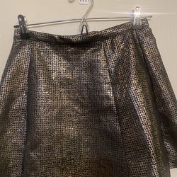 Black and gold skirt