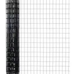 50ft x 4ft Black Steel Welded Wire Rolled Fencing 2in x 3in Mesh 
