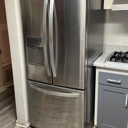 LG - Stainless -French 3 door refrigerator 