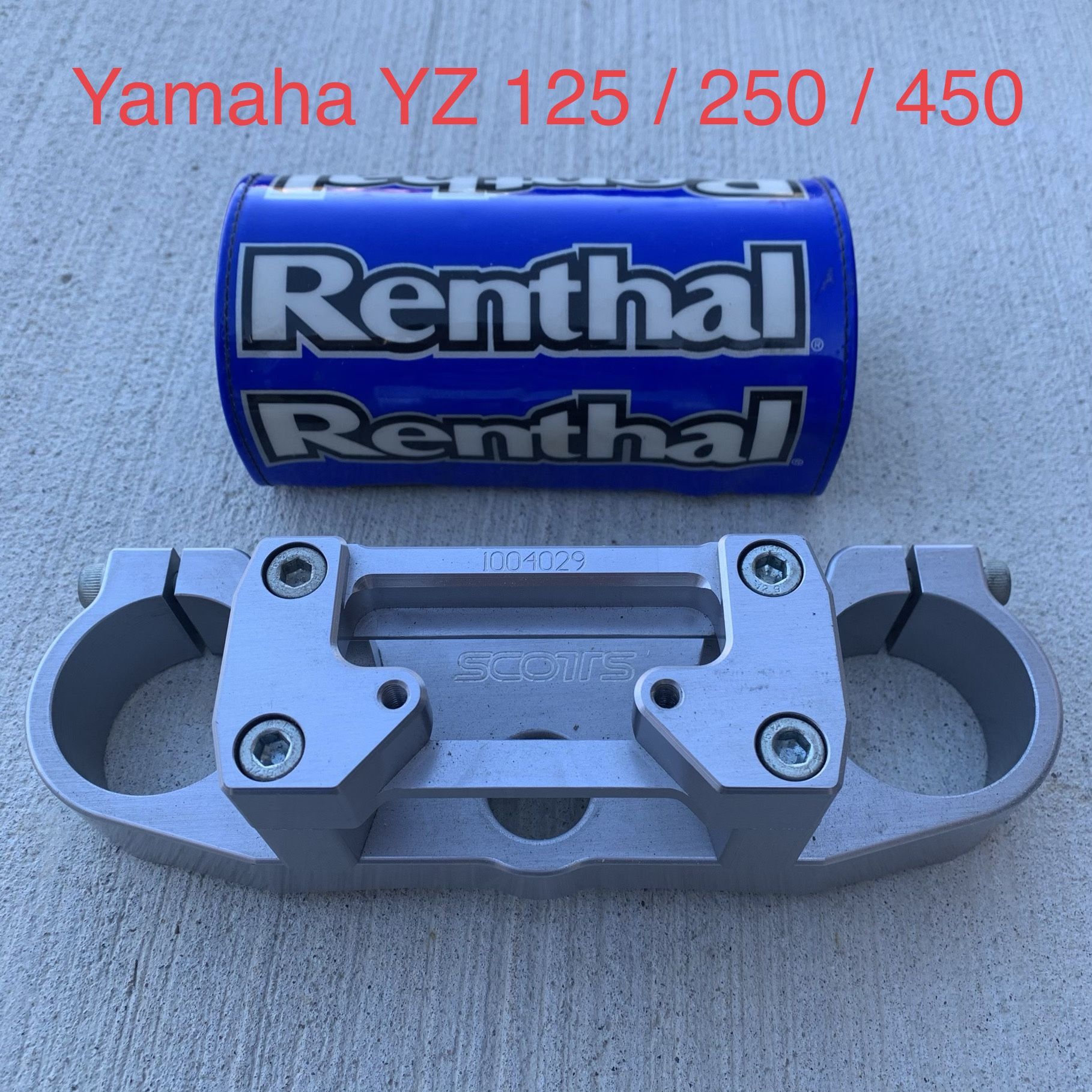 Yamaha YZ 125 250 450 Triple Clamp Billet