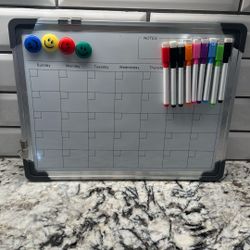Monthly Planner wipe board