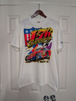 Vintage dirt track racing I-76 Speedway Tee