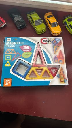 Kids 3+ Magnetic Tiles New