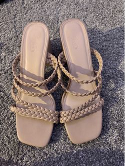 Charlotte Russe Nude Braided Heels – Women’s Size 9– $15