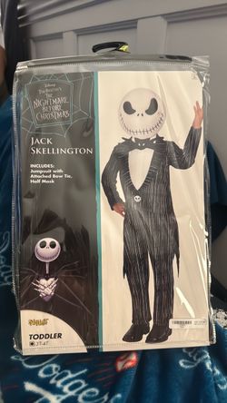Jack Skellington Toddler Halloween Costume 3T-4T