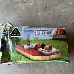 Slumberjack Sleeping Bag And Air Mattress.