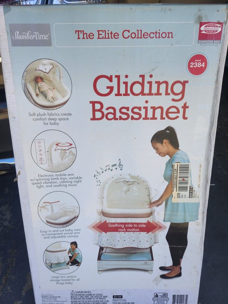 Slumber Time Elite Gliding Bassinet