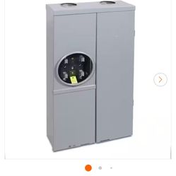 GE 100 Amp 16-Space 32 Circuit Ring Type Meter Socket Load Center Semi Flush Mount
