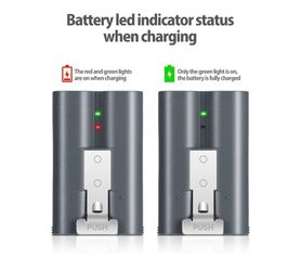 2-Packs 6040mAh Rechargeable Battery Compatible with Ring-Video Doorbell 2/3/4, Video Doorbell 3 Plus, Stick Up Cam Battery (2nd & 3rd Gen) and Spotli