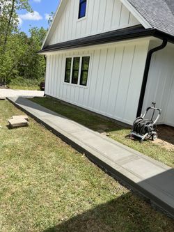 PATIOS, SIDEWALKS, DRIVEWAYS, AND FOUNDATIONS