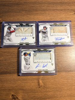 Topps Inceptions First career hit base relics‼️