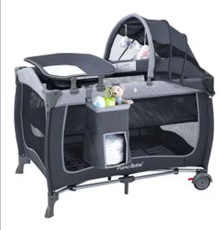 Portable Pamo Babe Playard with Bassinet and Changing Table