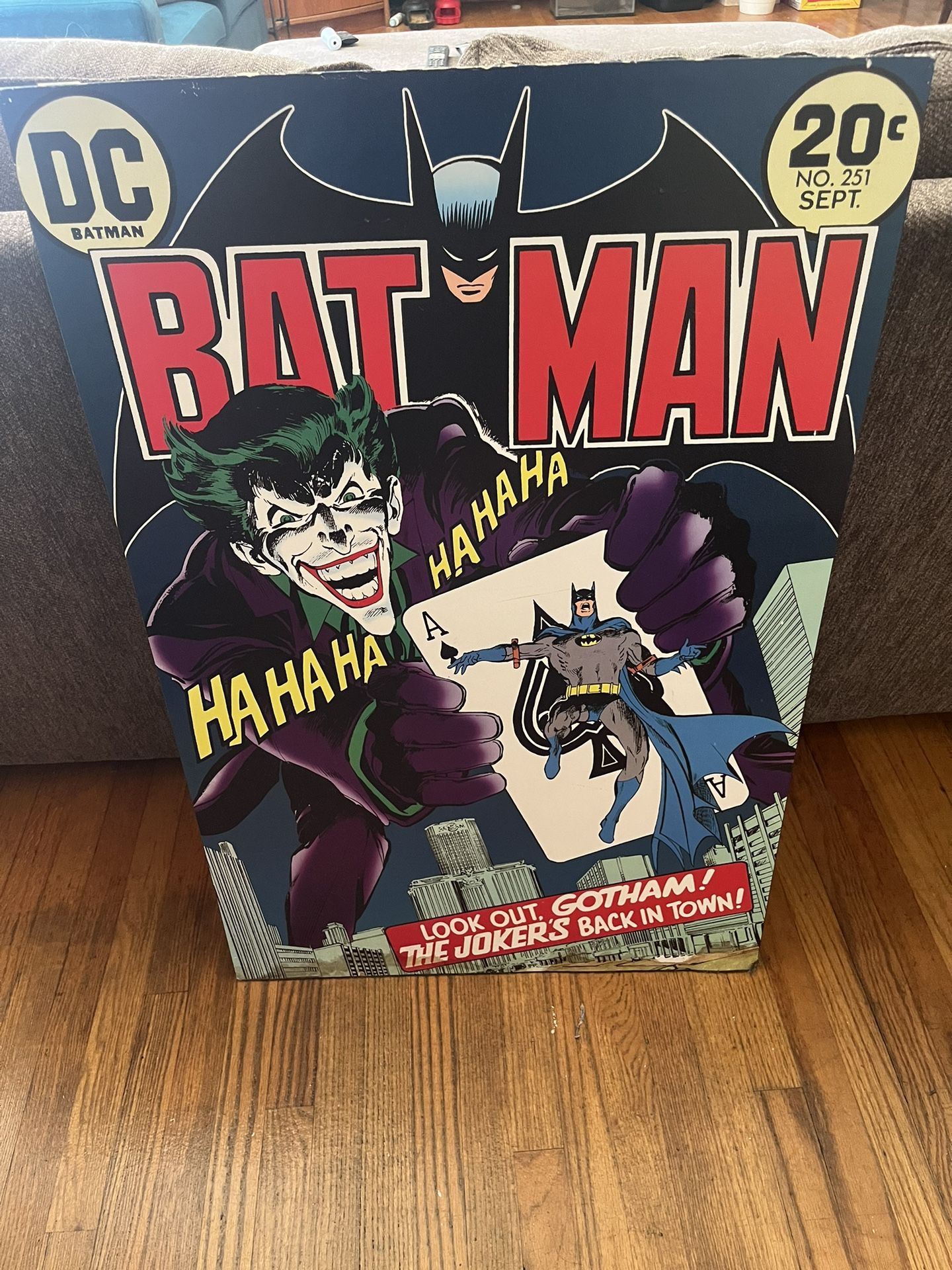 Batman Hard Wood Poster