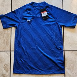 New Nike Kids Youth Medium And Large Soccer Jerseys Blue 