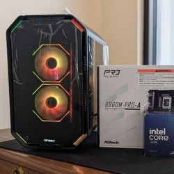Intel Core Ultra 5 + RX 6600 XT Gaming RGB MATX Desktop PC Computer