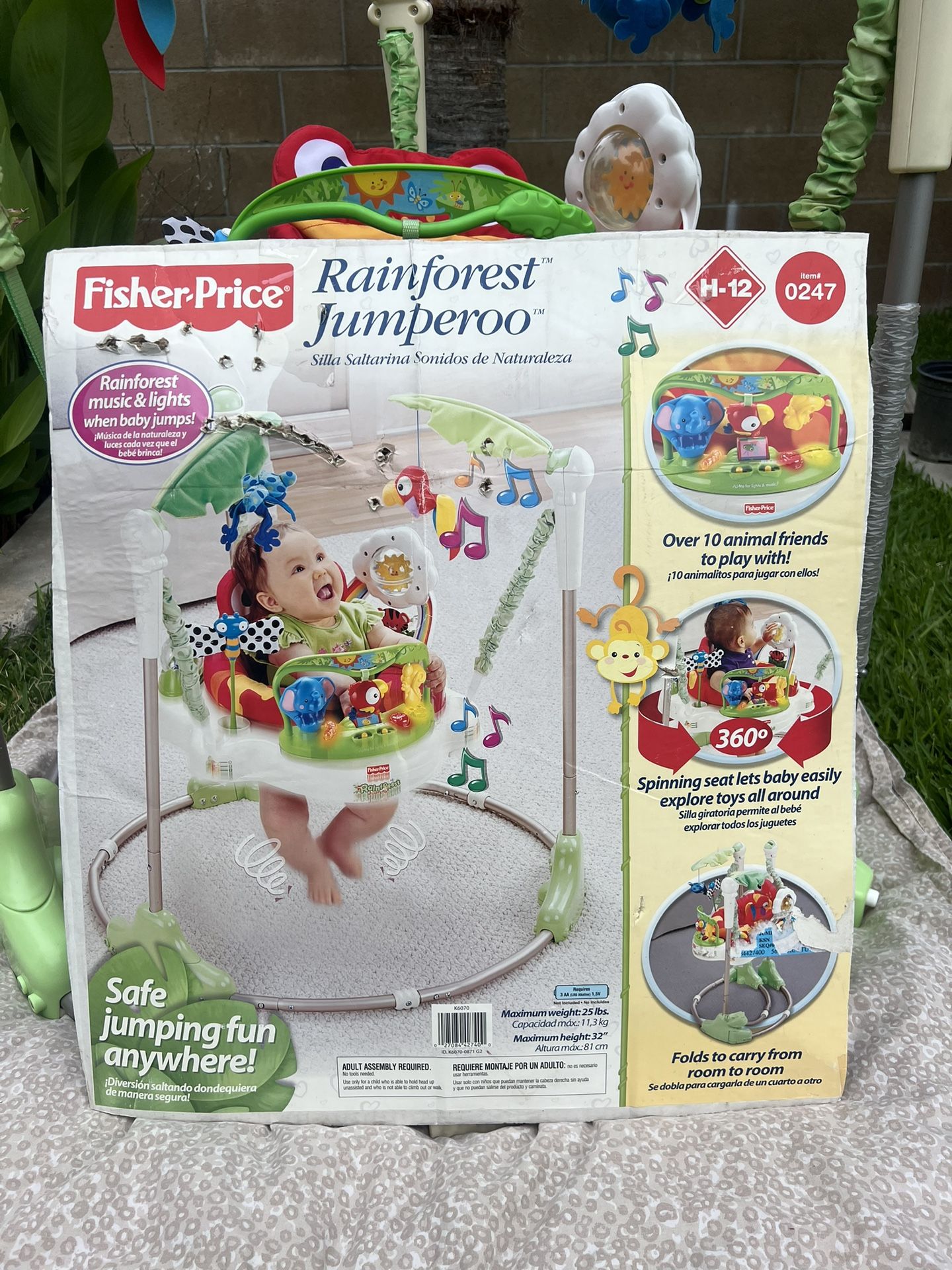 Price Rainforest Rainforest Jumperoo Assembly Fisher Price