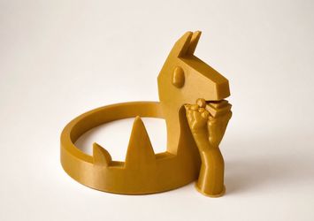 3D printed LIFE SIZE wearable Fortnite victory crown