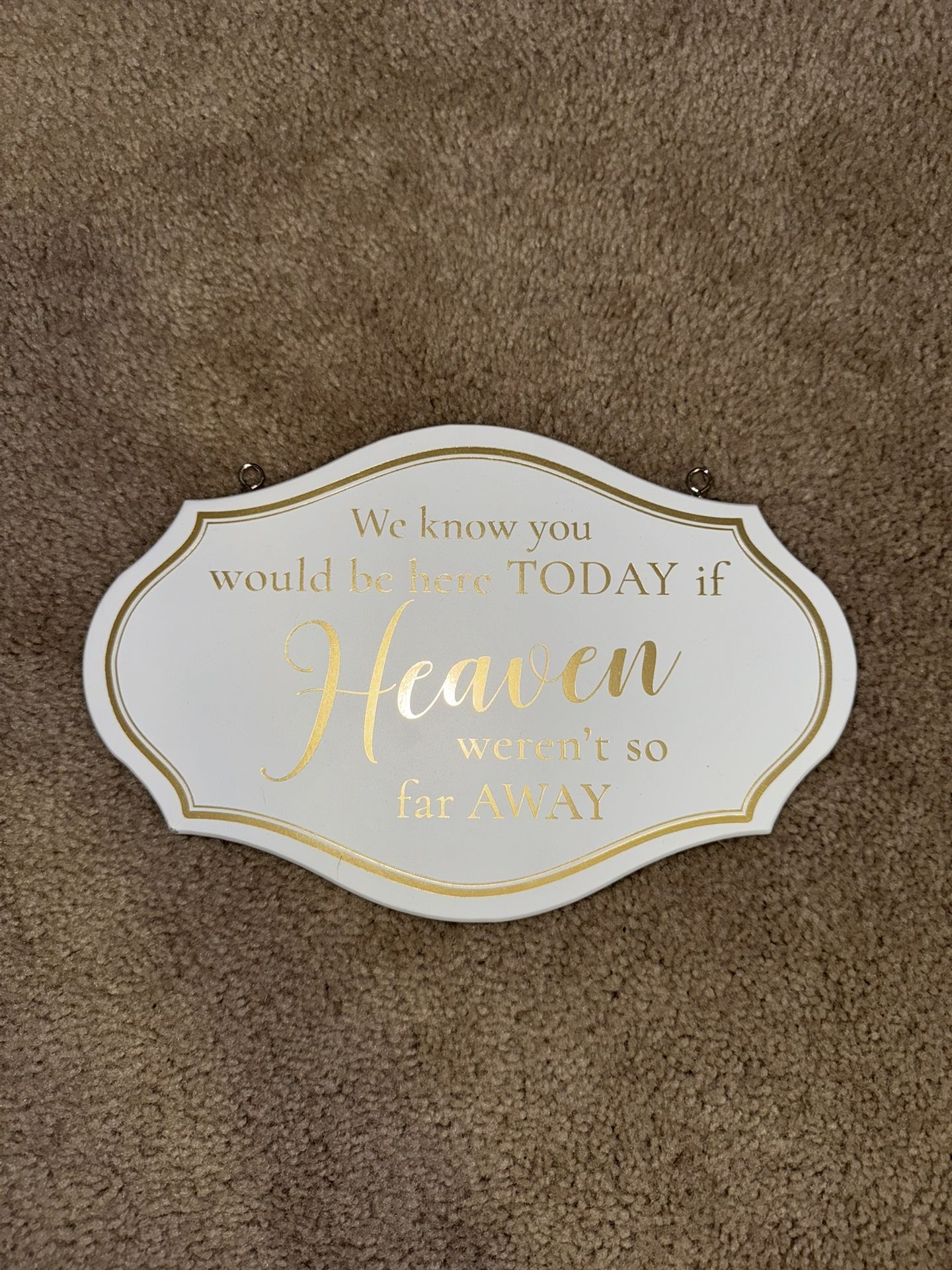 Memorial Wedding Sign