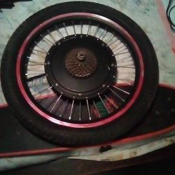 48V 1000W Electric Bike Hub Motor 20 inch Wheel set up