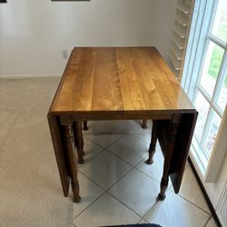antique Fold Out Table