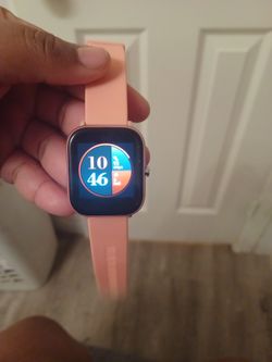 Smart Watch, PUBU Smart Watches for Men Women Advanced Waterproof Fitness Tracker Blood Pressure & Heart Rate Monitor, SNS Text Messages, Step Counter