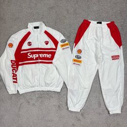 2 piece suit supreme size medium