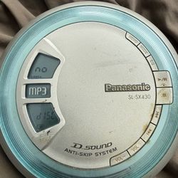 2004 Panasonic Handheld Cd Player  SL-SX430