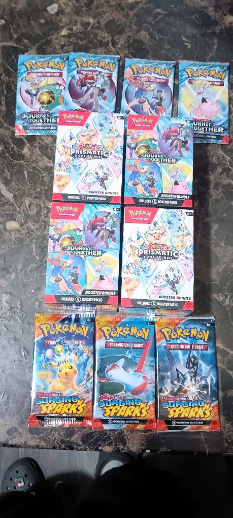Pokemon Cards . Booster Bundle AN Single Packs