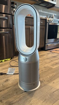 Dyson - Purifier Hot+Cool - HP07 Smart tower air purifier, heater and fan, white/silver