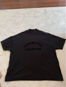 Essentials FOG Black Tee Size XXS
